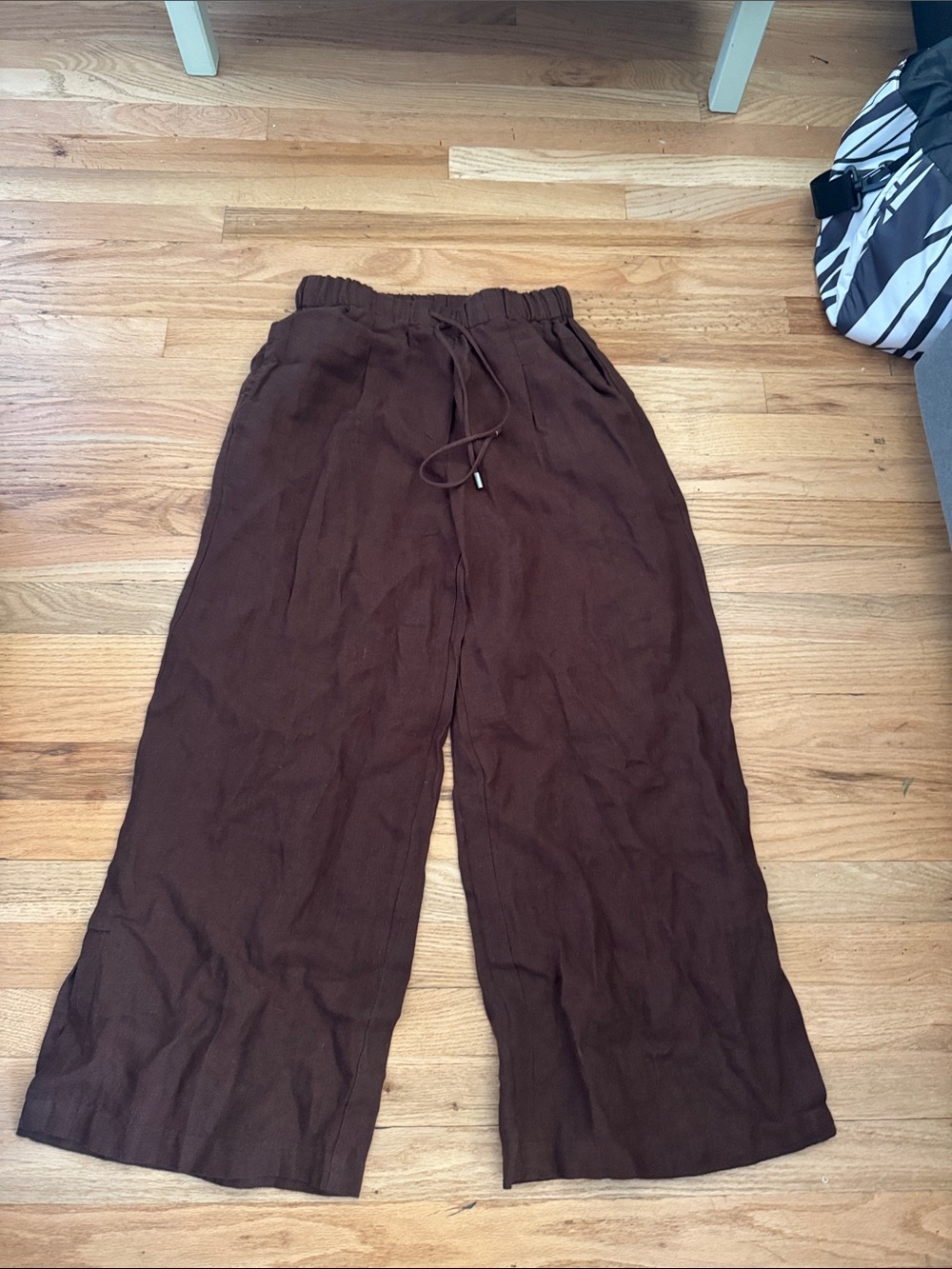 Nelle Atelier Tommy Linen Slit Pant - Picture 1 of 6